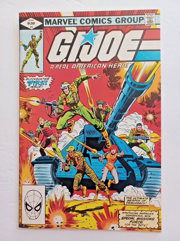 G.I. Joe A Real American Hero #1 - 1st Print - Marvel - 1982 - VF
