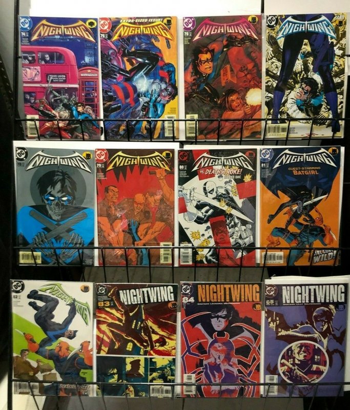 NIGHTWING (2000-2009)45-150 plus stray one shots 115 diff Dick Grayson steps out 