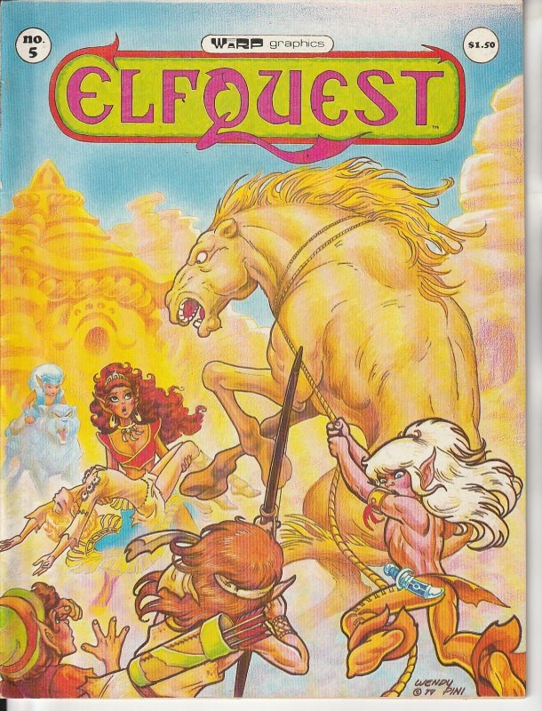 ElfQuest #1,2,3,4,5  The Original Warp Graphic Series !