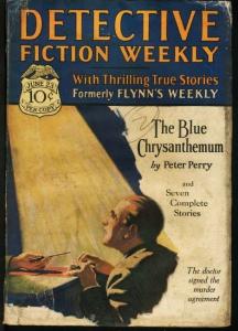 DETECTIVE FICTION WEEKLY 1928 JUN 23-RARE CRIME PULP VG