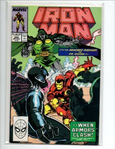 Iron Man 2PC #248-249 - NS/DE - Dr. Doom App (VF/NM) 1989