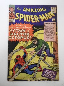 The Amazing Spider-Man #11 (1964) VG- Condition moisture stains