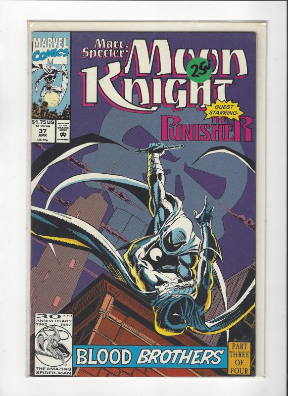 Marc Spector: Moon Knight #37 Punisher App NM