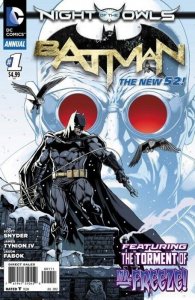 Batman Annual #1  (2012) JASON FABOK COVER NIGHT OF THE OWLS DC NEW 52 NM.
