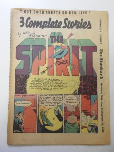 The Spirit #120 (1942) Newsprint Comic Insert Rare!