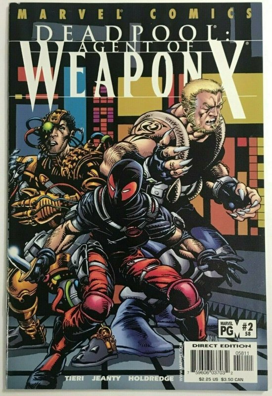 DEADPOOL#58 VF/NM 2001 'AGENT OF WEAPON X' MARVEL COMICS