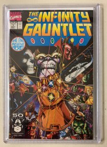 Infinity Gauntlet #1 Direct Marvel (8.0 VF) (1991)