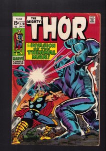 Thor #170 - 2nd Appearance of Thermal Man! (5.5) 1969