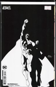 Superman #1 Kubert Black and White Cover (2023) Superman