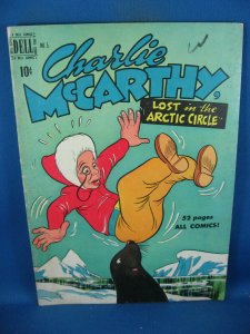 CHARLIE MCCARTHY 5 VG F LOST IN THE ARCTIC CIRCLE 1950