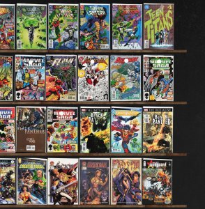 Huge Lot 140+ Comics with Black Panther, Slingers, Justice League & More!