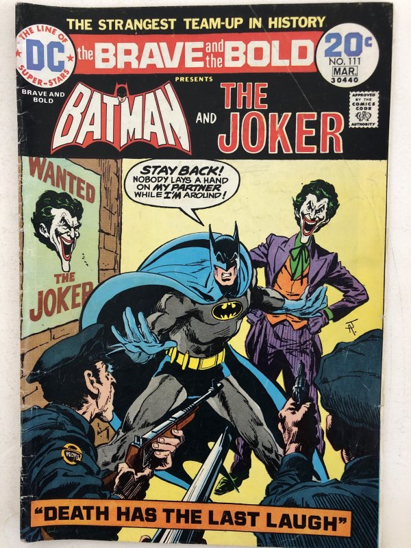 Brave and the bold 111, VG, more Joker!!