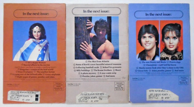 Supermag v2 (1976) #1-6. 6 Issues. #1 G, #3,4,6 Very Good Fine, #2, 5 Fine