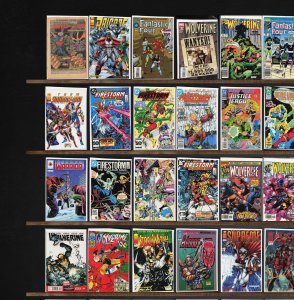 Huge Lot 150+ Comics with Wolverine, The Uncanny X-Men, Green Lantern & More!