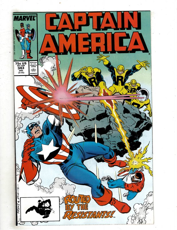 Captain America #343 (1988) SR17