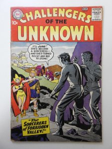 Challengers of the Unknown #6  (1959) VG Condition! Moisture stain