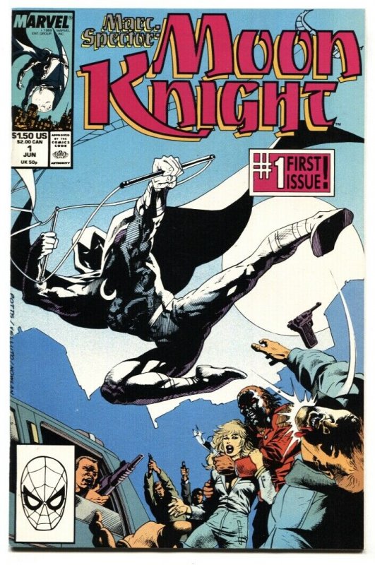 MOON KNIGHT #1 comic book-1st issue 1989 NM-