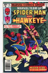Marvel Team-Up #92 (1980) Hawkeye [Key Issue]