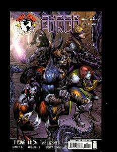 Lot of 9 Comic Books Cyber Force 1 5 4 6 5 3 Fusion 3 2 Gen13 1 J398