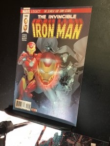 Invincible Iron Man #595 (2018) high-grade! NM- Search for tony stark part three