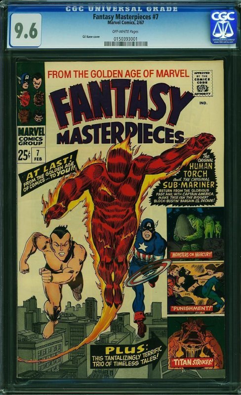 Fantasy Masterpieces #7 (1967) CGC 9.6 NM+