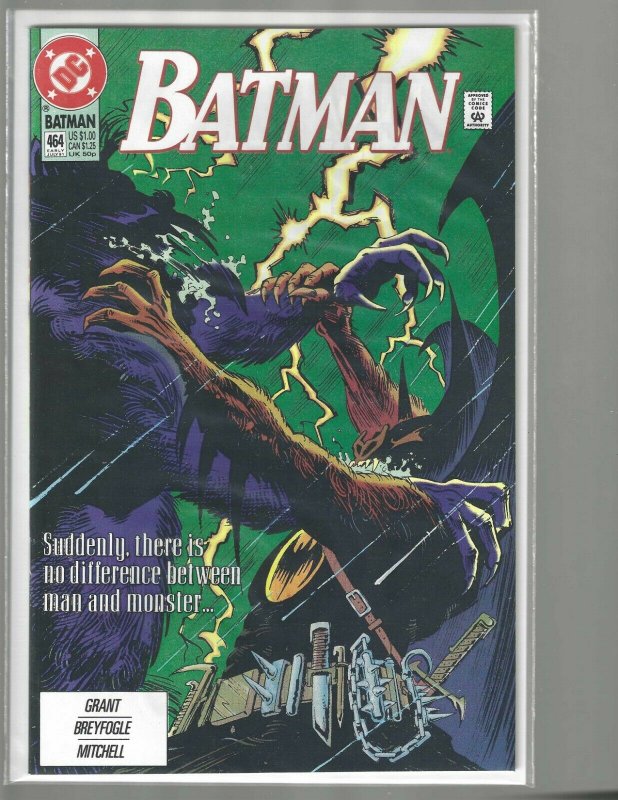 Batman, #464, DC Comic, 1991, High Grade