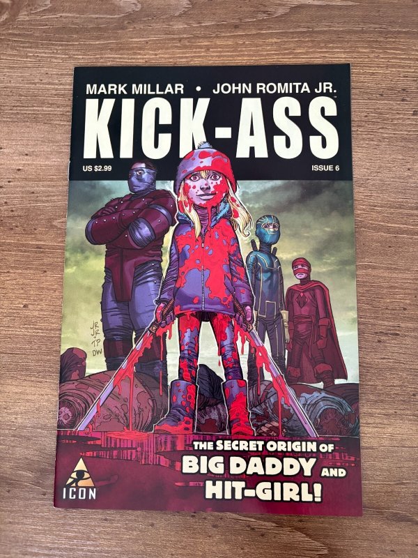 Kick-Ass # 6 NM 1st Print Marvel Icon Comic Book Mark Millar Romita Jr. 1 J331