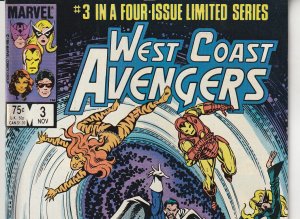 West Coast Avengers(mini-series, 1984)# 3 The Return of Graviton !