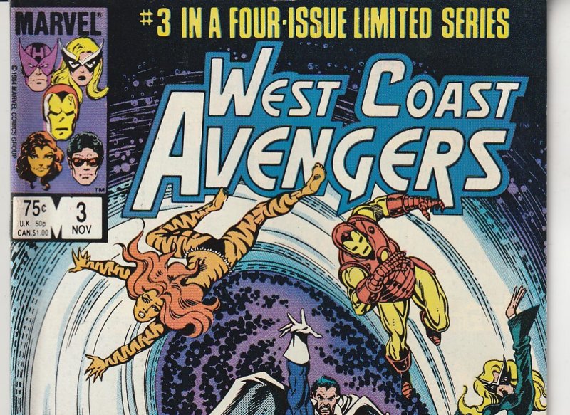 West Coast Avengers(mini-series, 1984)# 3 The Return of Graviton !