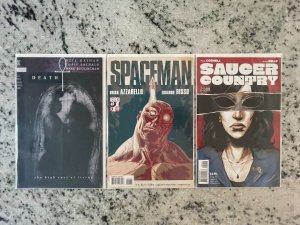 3 DC Comic Books Saucer Country 2 + Spaceman 1 + Death 3 NM 1st Prints J918