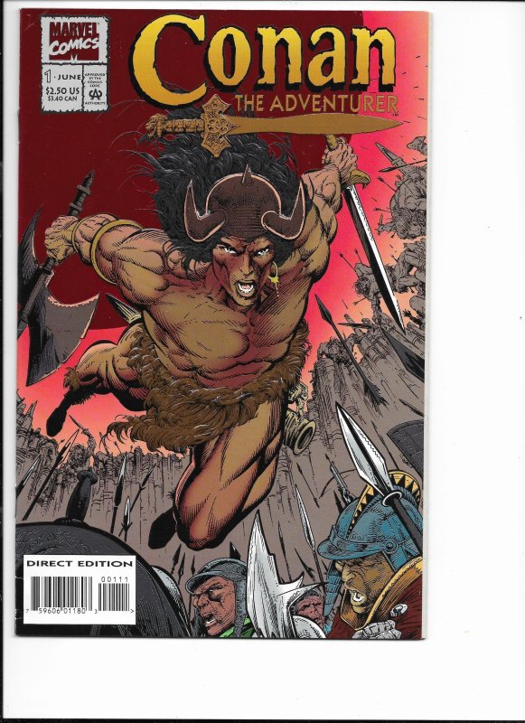 Conan the Adventurer #1 Direct Edition (1994)