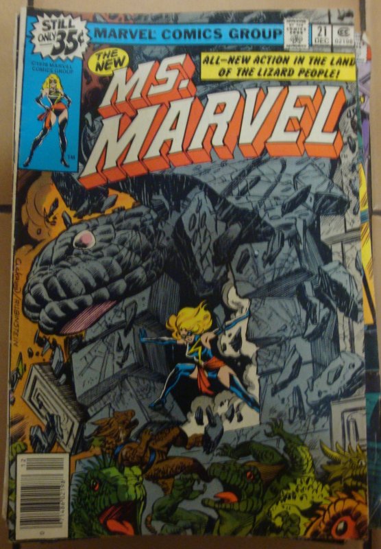 Ms. Marvel (Vol. 1) #21 Carol Danvers Chris Claremont Story Dave Cockrum Art