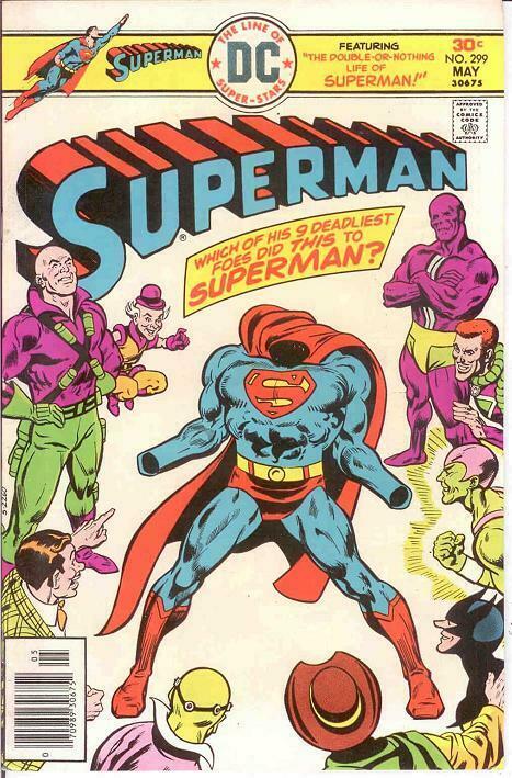 SUPERMAN 299 VF-NM   May 1976 COMICS BOOK