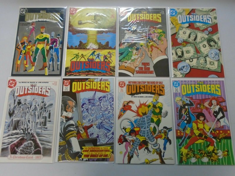 Outsiders set #1-28 + Annual and Special 30 different issues 8.0 VF (1985-88 1st