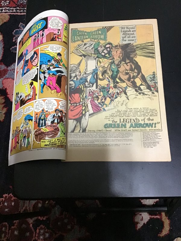 Green Lantern #92 (1977) Grell Art Sinestro, Green Lantern bondage cover! VF+