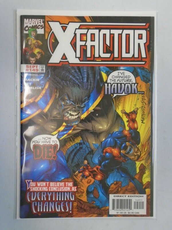 X-Factor #149 last issue 8.0 VF (1998 1st Series)