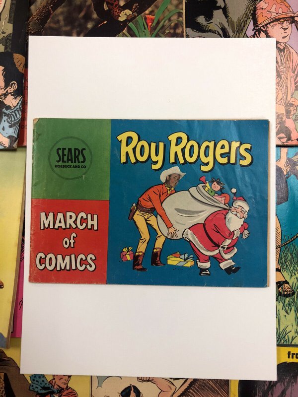 Sears March of Comics, Roy Rogers VG-/VG christmas special #91 1952 golden age