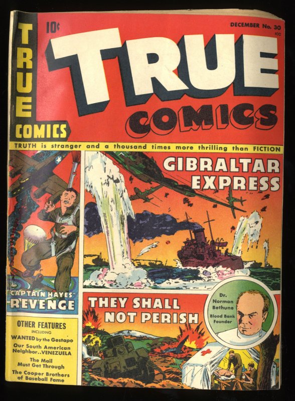 True Comics #30 VG- 3.5