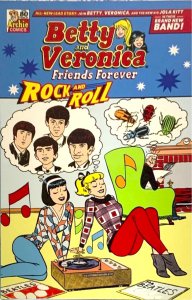 BETTY AND VERONICA FRIENDS FOREVER ROCK AND ROLL BEATLES METAL VARIANT NM.