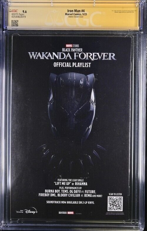 Iron Man (2023)#4(CGC 9.6 SS) Signed Arthur Adams * Adams Variant Cover Cencus=1