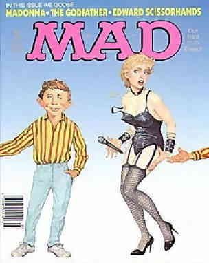 Mad #304 VG ; E.C | low grade comic July 1991 Madonna magazine