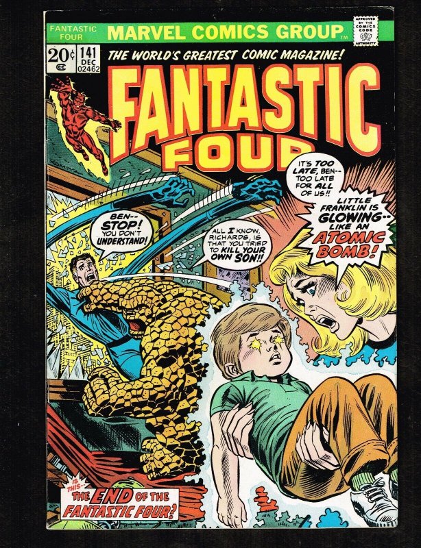 Fantastic Four #141 ~  Epic Issue ~ 1975 (7.0) WH