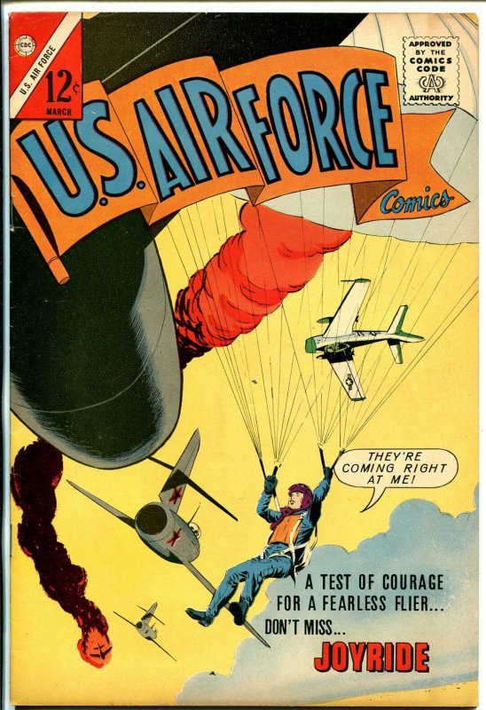 U.S. Air Force #26 1963-parachute cover-Cold War & sci-fi stories-VF-