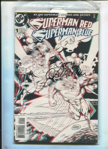 SUPERMAN RED/SUPERMAN BLUE #1 - SIGNED - (9.2) 1998