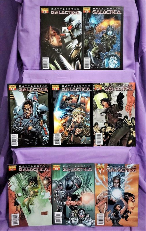 Greg Pak New BATTLESTAR GALACTICA #5 - 12 A Covers Nigel Raynor (Dynamite, 2007)