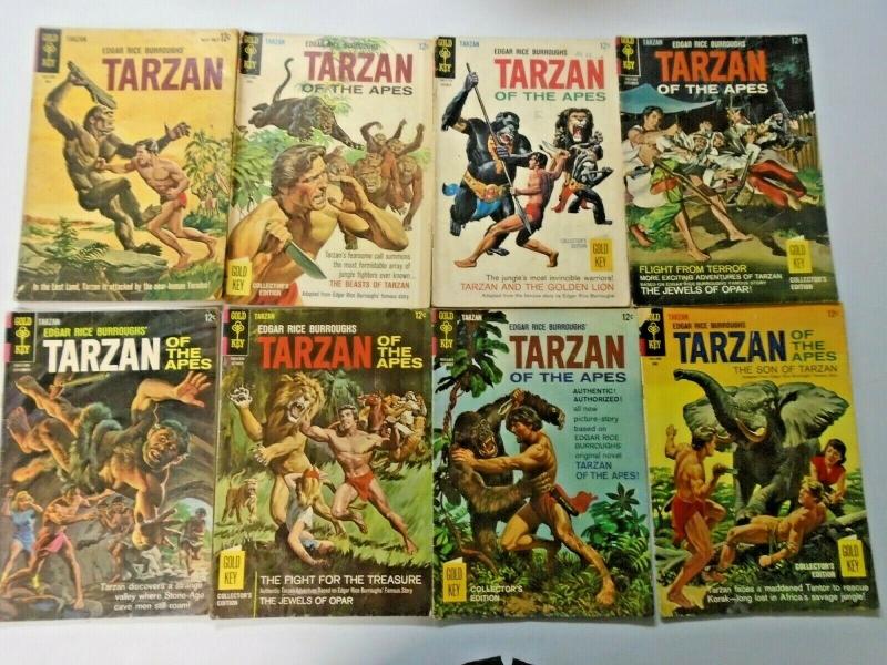 Gold Key Burroughs Tarzan lot 45 different books VG (silver + bronze)