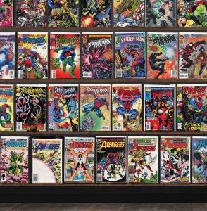 Huge Lot 140+ Comics with Spider-Man 2099, The Avengers & More!
