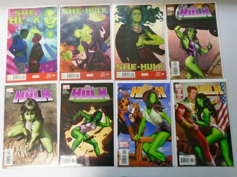 She-Hulk Lot (2nd + 3rd Series), 44 Different 8.0/VF (2006-2015)