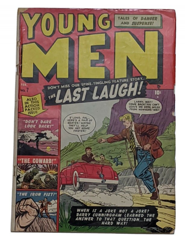 Young Men #7 (Feb 1951, Atlas) VG- 3.5 Dave Berg art 