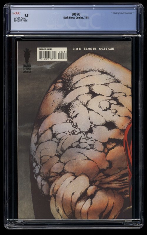 300 #3 CGC NM/M 9.8 White Pages